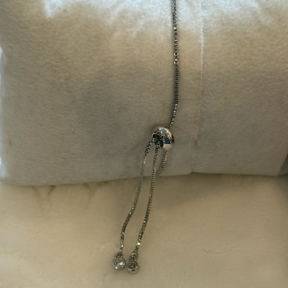 Adjustable Silver Hamsa Bracelet W/ Wrapped Charms – Filigree Protection Jewelry - Picture 7 of 7